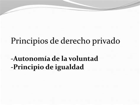 Derecho Publico Y Derecho Privado Ppt