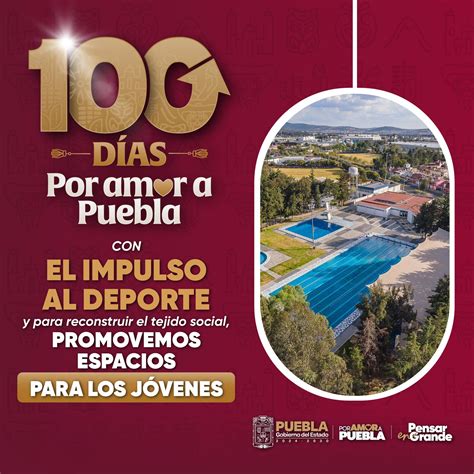 RutaPuebla - En #100PorAmorAPuebla se construyeron espacios deportivos