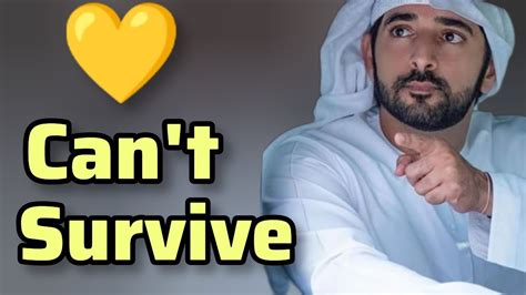 Can T Survive Fazza Hamdan Fazza Fan Page Dubai Prince YouTube