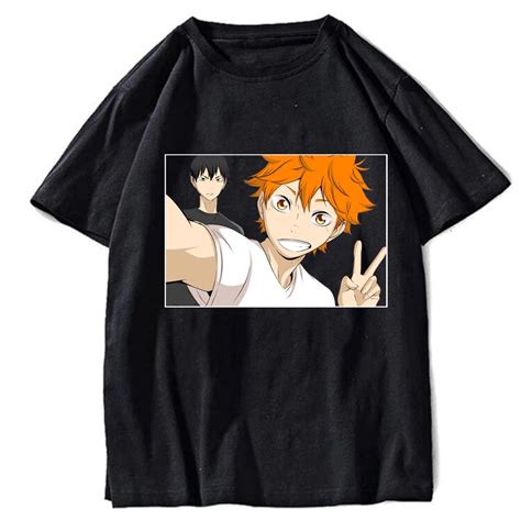 Camiseta Basica Camisa Algodao Shoyo Hinata Tobio Kageyama Friends