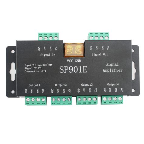 Rgbzone Dc V V Sp E Spi Signal Amplifier Repeater For Ws B