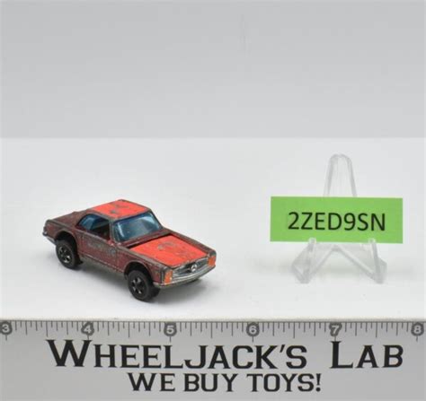 Mercedes Benz 280SL Red 1969 Redline Hot Wheels Mattel Vintage RL Wheeljack S Lab