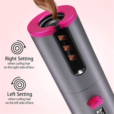 Usb Rechargeable Wireless Automatic Hair Curler Rotating Curling Irons Portable Auto Magic