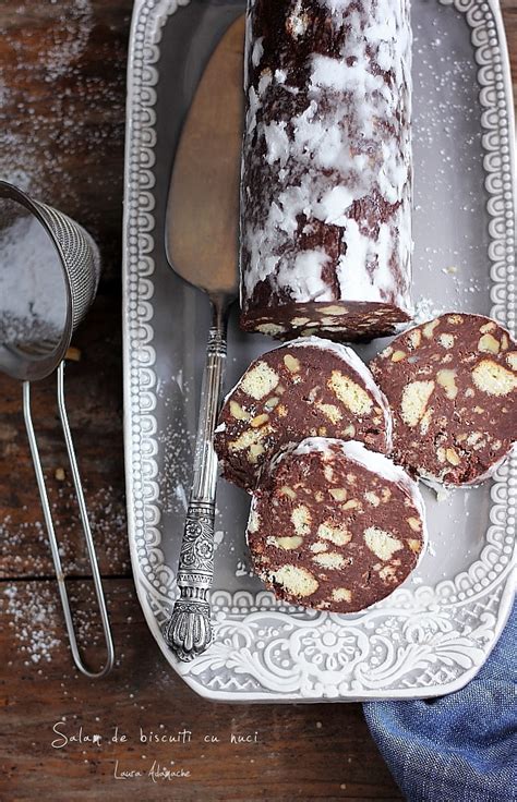 Salam De Biscuiti Cu Nuci Si Mascarpone Retete Culinare Laura Adamache