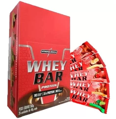 Whey Bar Protein 40g Caixa C 24 Un 960g Integralmédica