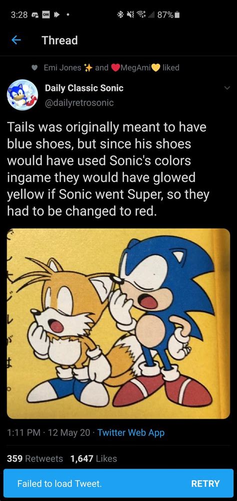 Why do artist give tails blue shoes : SonicTheHedgehog