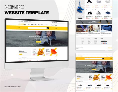 E-commerce website template :: Behance