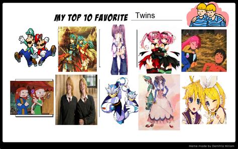 My Top 10 Favorite Twins For You By Austria Gentleman On Deviantart