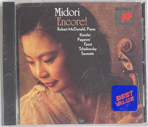 Midori Encore Cd Dec 1992 Sony Classical Ebay