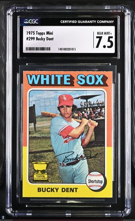 Topps Mini Bucky Dent Csg Rookie Cup Ebay