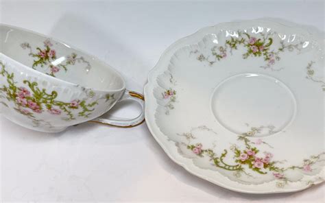 Haviland Limoges Teacup And Saucer Theodore Haviland Limoges France