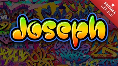 Joseph | Graffiti | Text Effect Generator