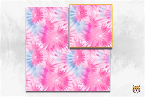 Pastel Pink Tie Dye Seamless Pattern Graphic By Meowbackgrounds