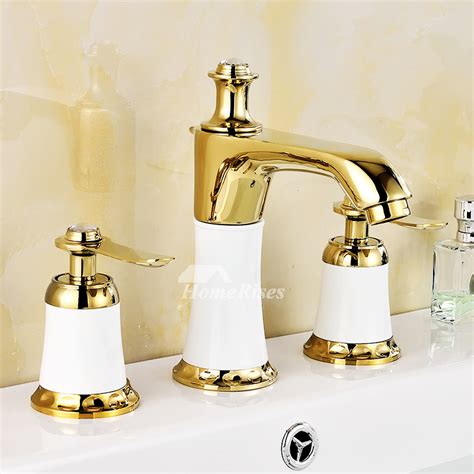 Roman Bathtub Faucet Ceramic Brass Polished Widespread 3 Hole Best