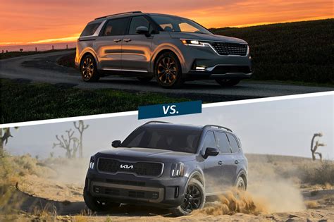 Compared 2023 Kia Carnival Vs 2023 Kia Telluride Capital One Auto