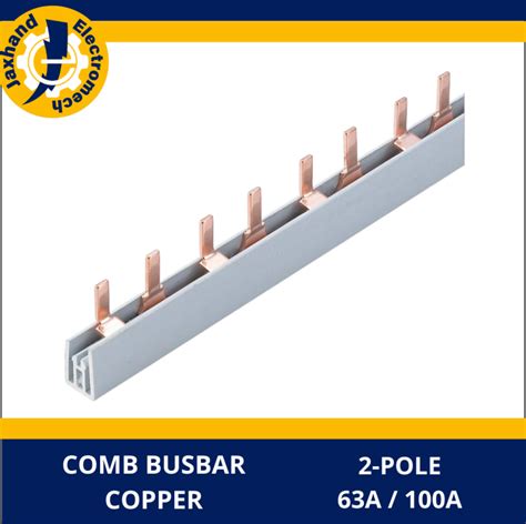 Copper Comb Busbar 2 Poles 63A 100A For MCB Lazada PH