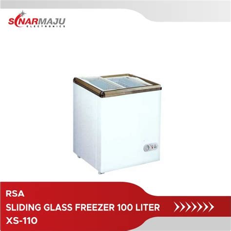 RSA Sliding Chest Freezer 100 Liter XS 110