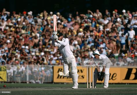 Greg Chappell batting for Australia during his innings of 114 in the ...