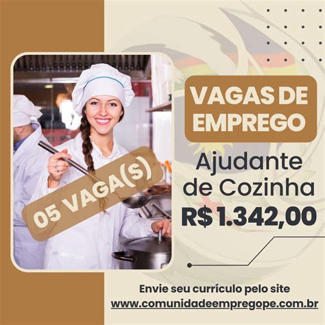 Ajudante De Cozinha Vagas Sal Rio De R Para Empresa