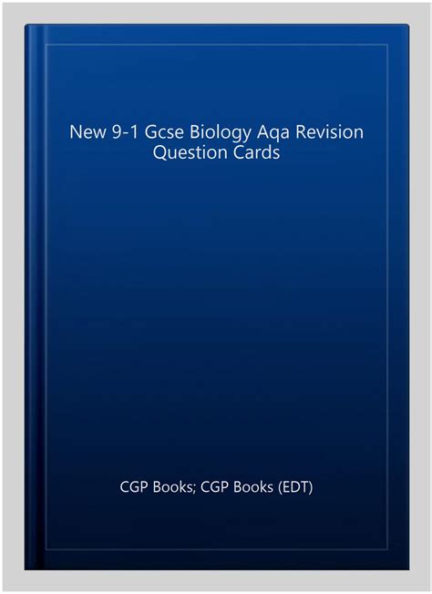 New Gcse Biology Aqa Revision Question Cards By Cgp Books Cgp