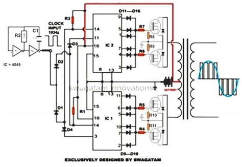 How To Build A High Eifficiency Modified Sine Wave Invertercircuit