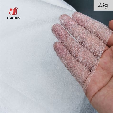 Non Woven Fusible Interlining Fabric Double Faced Adhesive Fabric Cloth