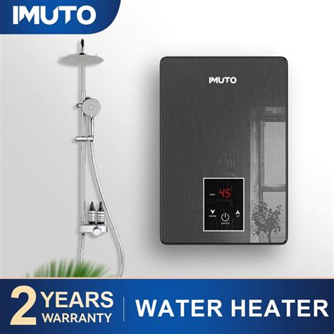IMUTO W Flagship Hot And Cold Shower Water Heater Shower For Bathroom Set LCD Instant Heater