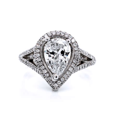 Pear Shaped Engagement Ring - Richards Gems and Jewelry