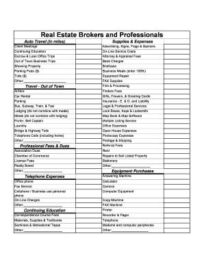 Free Editable Real Estate Checklist Templates In Ms Word Doc