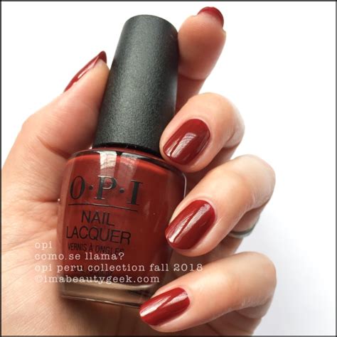 Opi Peru Collection Swatches Review Fall Beautygeeks