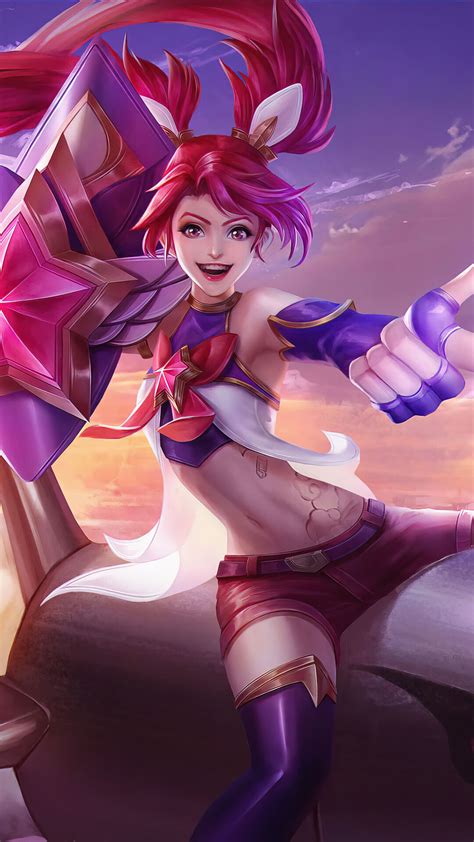 Jinx Lol Star Guardian Splash Art K Hd Wallpaper Rare Gallery