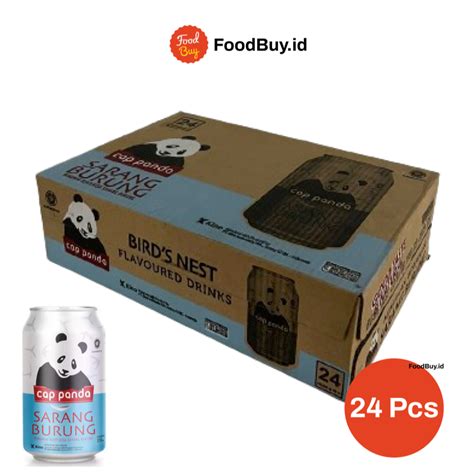 Jual Paket 1 Dus Cap Panda Cincau Dengan Sarang Burung 310 Ml