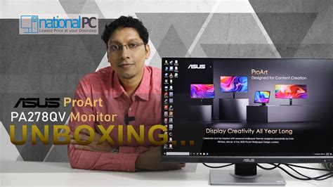 Asus Proart Pa278qv 27 Inch Ips Wqhd Professional Monitor Review And Unboxing Youtube