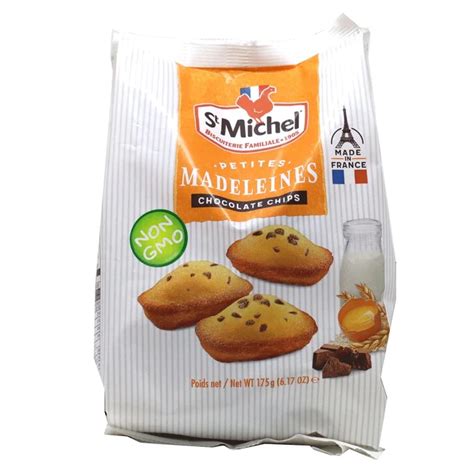 ST MICHEL PETITES MADELEINES PÉPITES DE CHOCOLAT 175g Freshmart