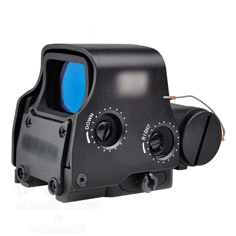 Red Dot Estilo Eotech EXPS 2 WADSN AIM O Negro Quimera Airsoft