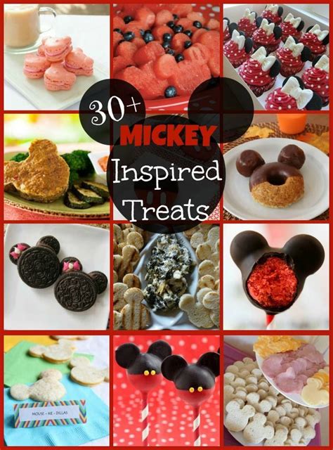 30+ Mickey Inspired Treats #Mickey #DisneySide #Disney | Disney desserts, Disney dishes, Disney ...