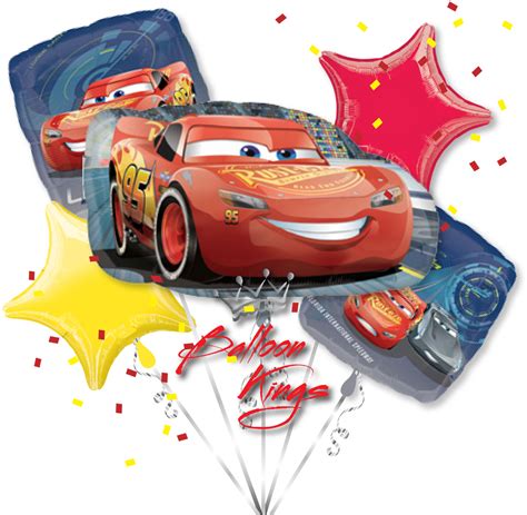 Download Lightning Mcqueen Bouquet Balloon Kings Cars 3 Lightning