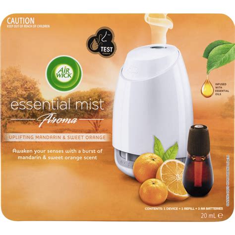 Air Wick Essential Mist Mandarin And Orange Primary 20ml Woolworths