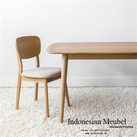 Kursi Cafe Kayu Jati Perhutani Indonesian Meubel