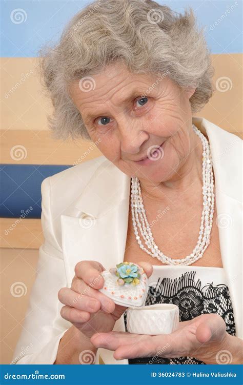 Beautiful Grandmother Stock Image Image Of Love T 36024783