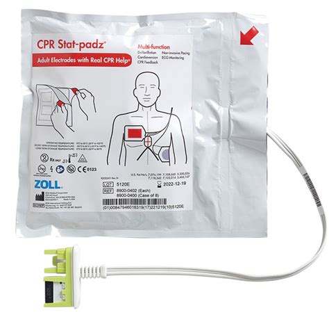 CPR Stat Padz Electrode Single Steri Tech Medical Innovations