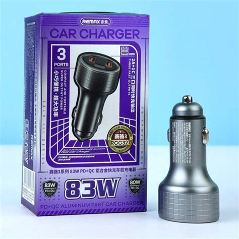 Remax Salo III 83W PD QC Fast Car Charger RCC327 My Brand Store