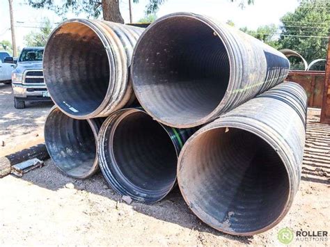 5 Black Plastic Culvert 20 Long By 36 Diameter Roller Auctions