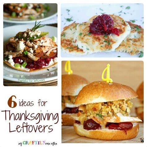 thanksgiving leftovers with images of turkey sandwiches, cranberry ...