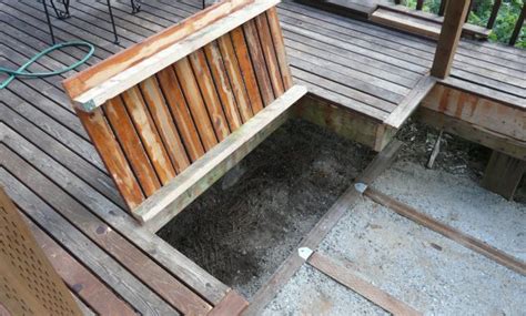 Hidden Hot Tub Under Deck Decks Ideas