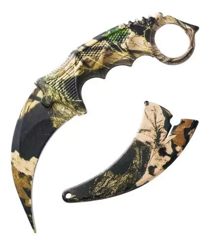 Comprar Cuchillo Combate Karambit Camuflaje Exclusivo Gamer Tactico