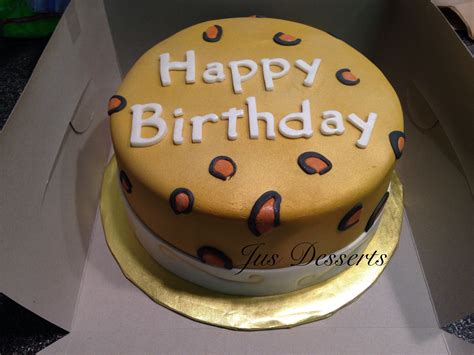 Leopard Print Cake By Jus Desserts Desserts Cake Desserts Cake