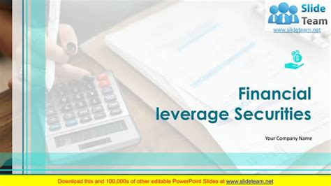 Financial Leverage Securities Powerpoint Presentation Slides Ppt