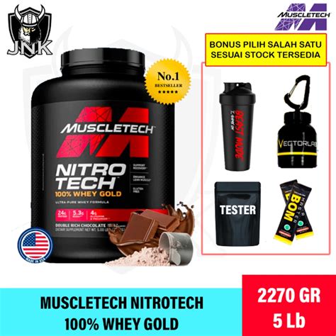 Jual Muscletech Nitrotech Whey Gold Lb Kg Ultra Pure Whey