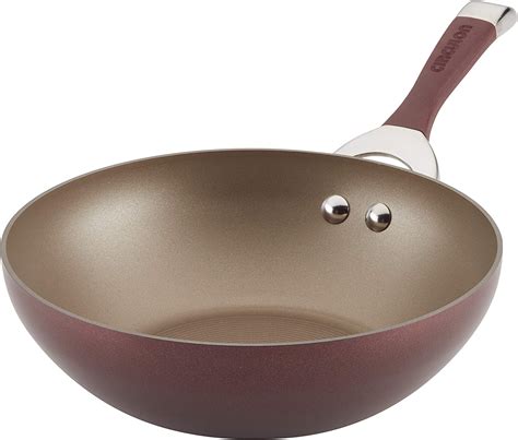 Circulon Symmetry Hard Anodized Nonstick Wok Stir Fry Pan 9 5 Inch